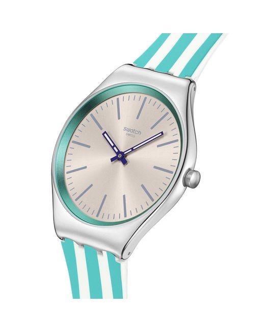 Swatch Metallic Skin Irony Quartz Analogue Watch
