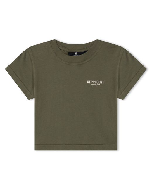 Represent Green Rep Mini Oc T-Shirt, Branding Logo