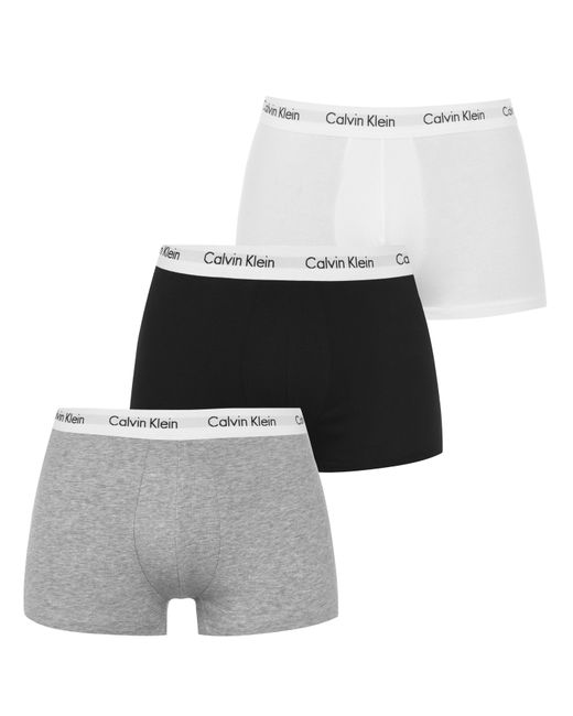 Calvin Klein White 3 Pack Boxer Shorts for men