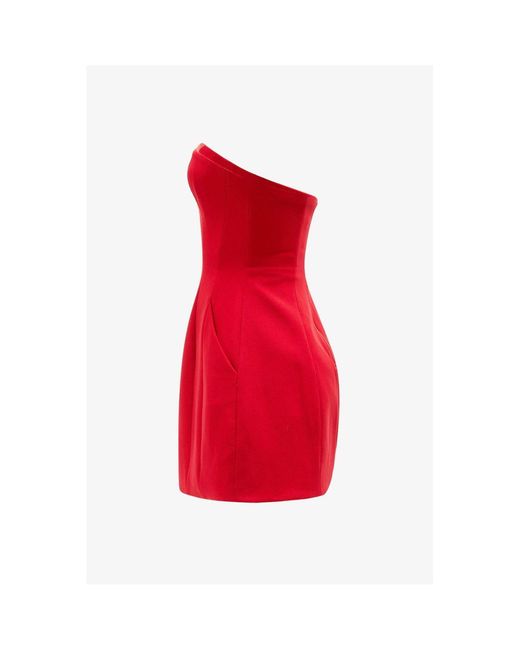 Bardot Red Karoline Hourglass Dress