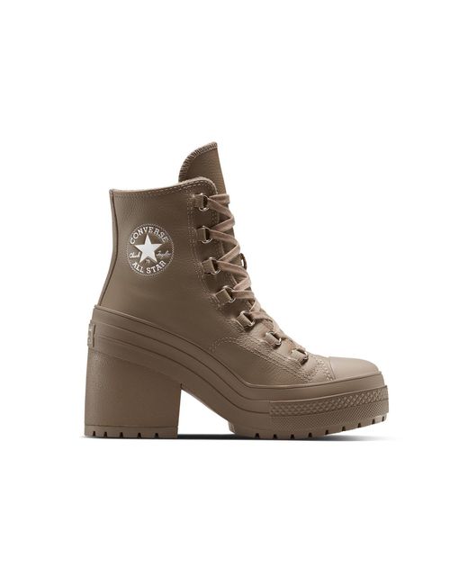 Converse Brown Adults Chuck 70 De Luxe Heel Platform Ankle Heeled Boots