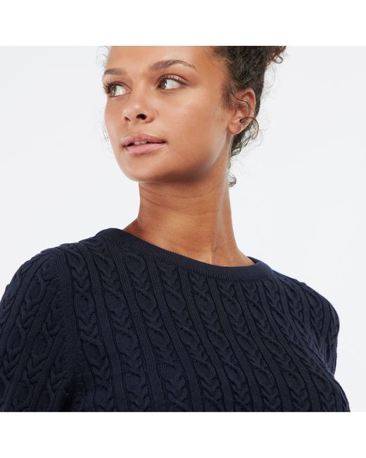 Barbour Blue Hampton Knit Sweater