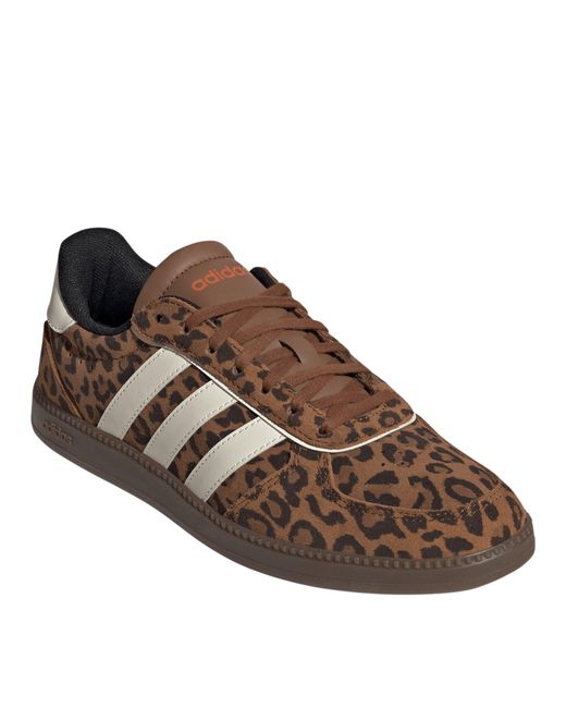 Adidas Brown Breaknet Sleek Suede Shoes