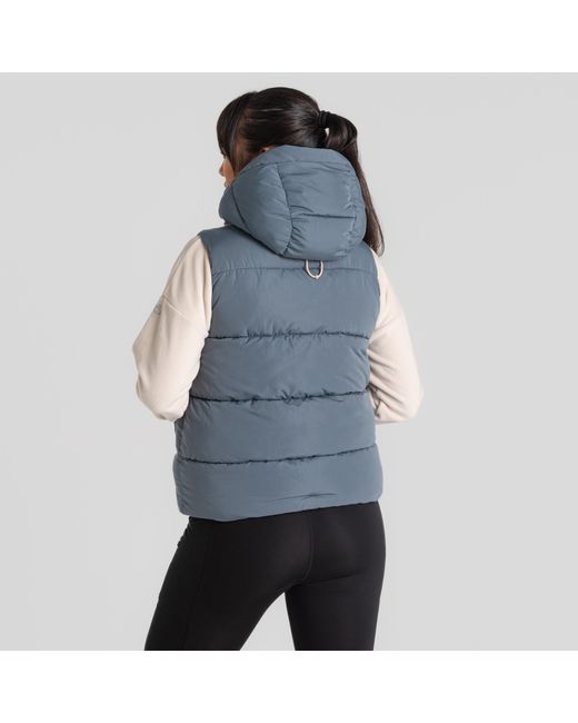 Craghoppers Blue Eilish Hooded Sleeveless Gilet