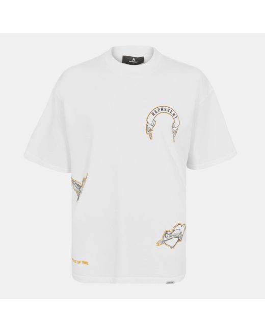Represent White Rep Legacy Oversized T-Shirt for men