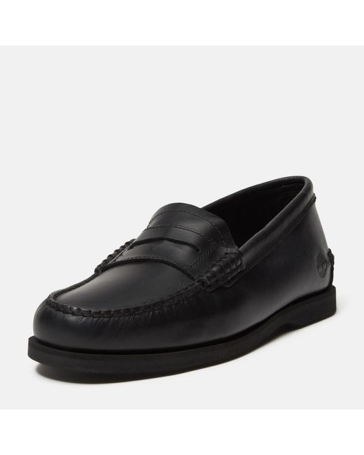 Timberland Black Boat Shoes for men