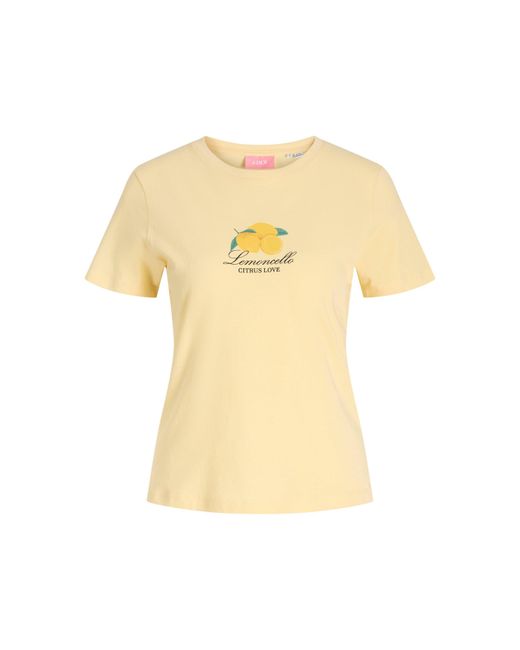JJXX Yellow Graphic T-Shirt