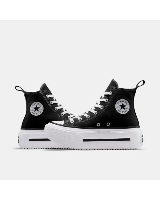 Converse Black Chuck Taylor All Star Lif High-Top Trainers