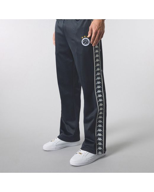 Kappa Blue Closed Hem Poly Joggers for men