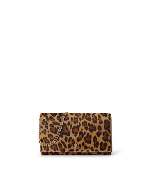 Ralph Lauren Brown Adair Chain Wallet