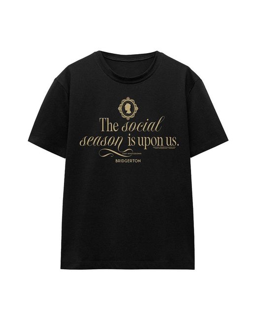 Bridgerton Black The Social Season Is Upon Us T Shirt B