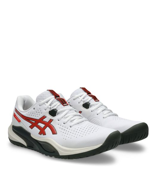 Asics White Gel-Challenger 15 Clay Tennis Shoes for men