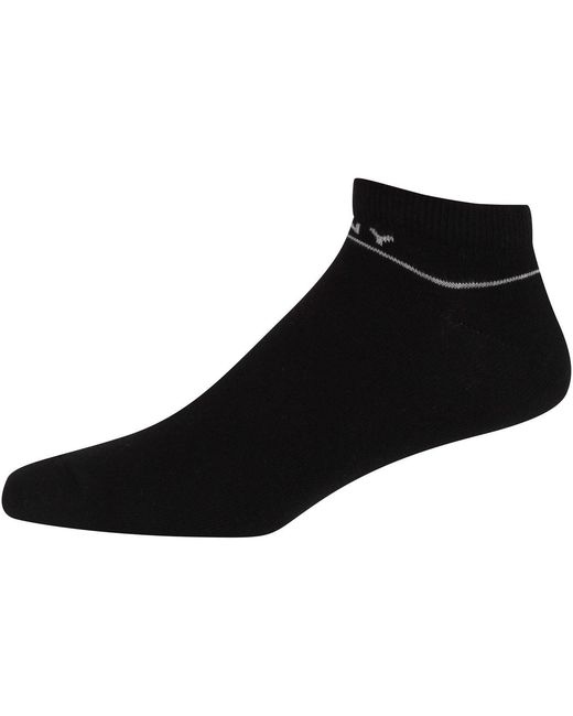 DKNY Black 3 Pack Jefferson Liner Socks for men