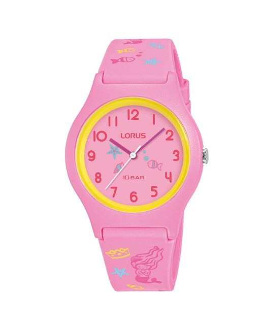Lorus Pink Analogue Quartz Watch
