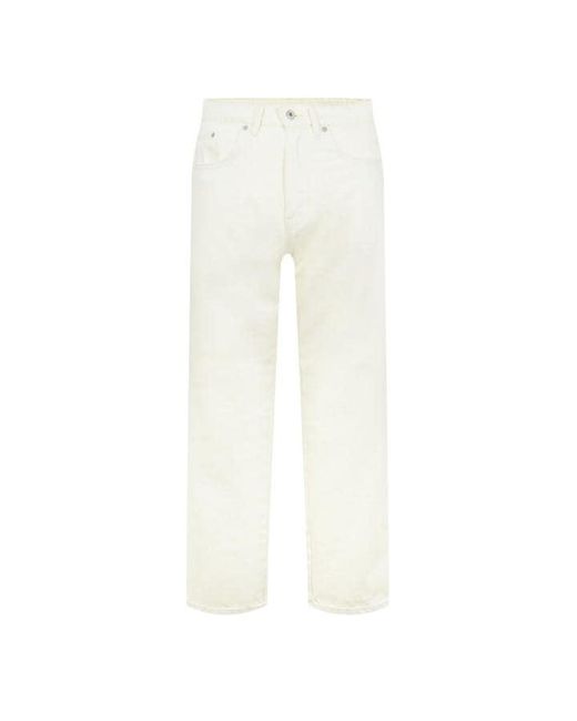 MKI Miyuki-Zoku White 16oz Denim Jeans for men