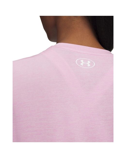 Under Armour Purple Tech Twist Short Sleeve