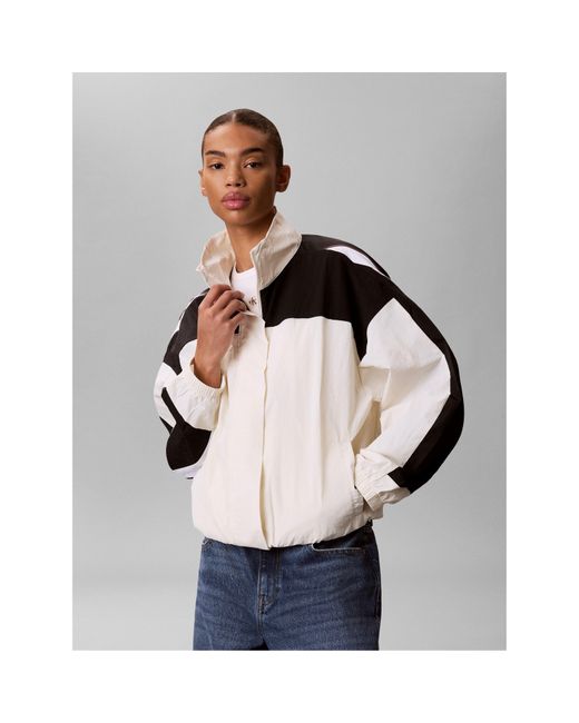 Calvin Klein Black Windbreaker
