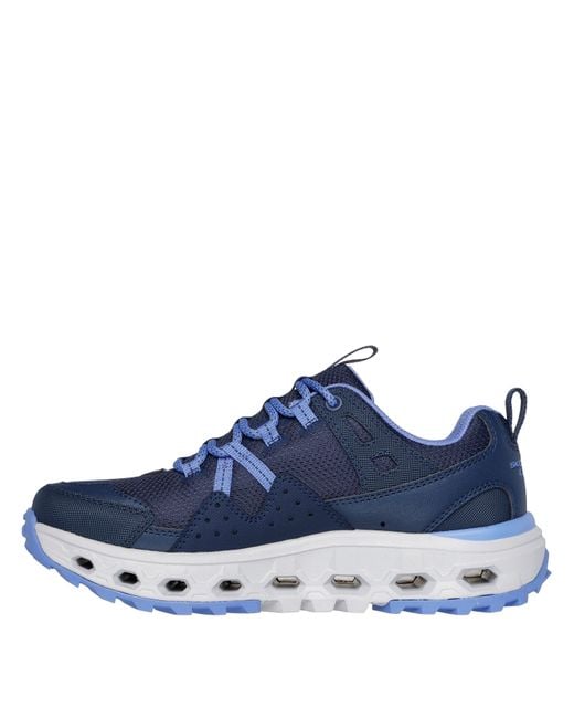Skechers Blue Glidestepat Slip On Trainers