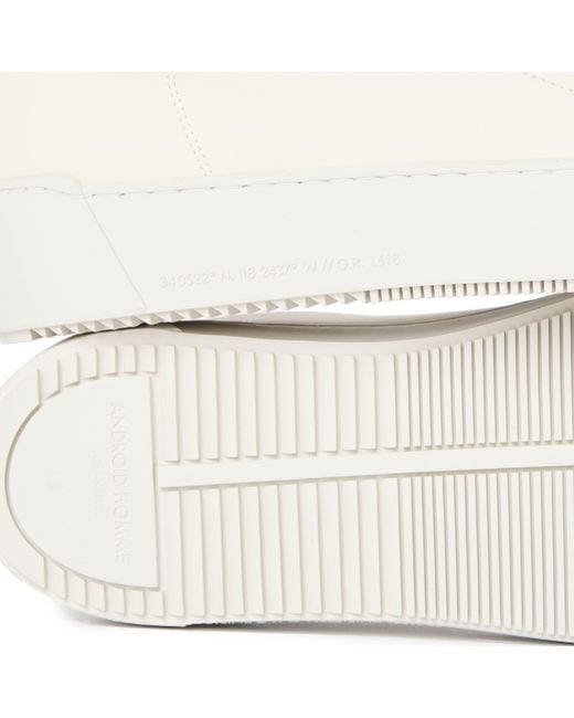 Android Homme White Zuma Low-Top Trainers for men