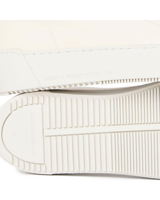 Android Homme White Zuma Low-Top Trainers for men