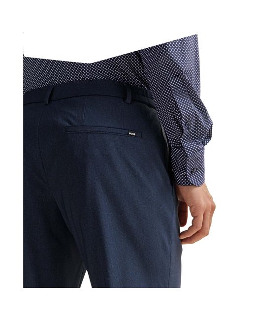 Boss Blue P-Genius-J-Cw-Wg-241 Slim Fit Trousers for men