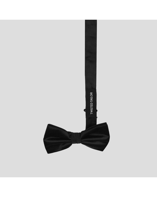 Twisted Tailor Black Ellroy Bow Tie for men