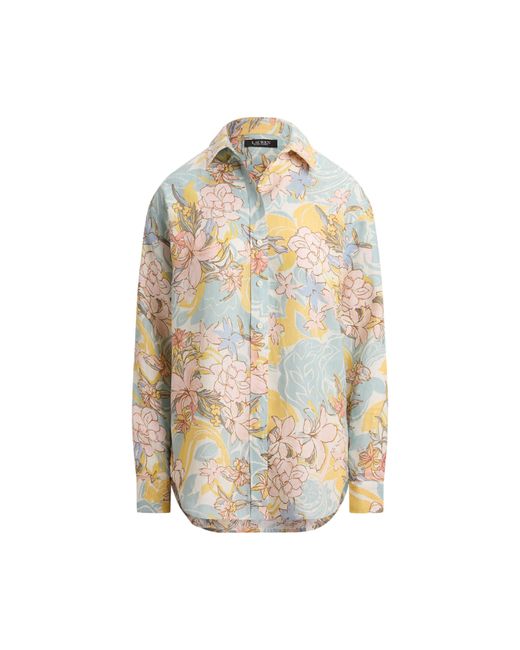 Ralph Lauren Metallic Long Sleeve Blouse