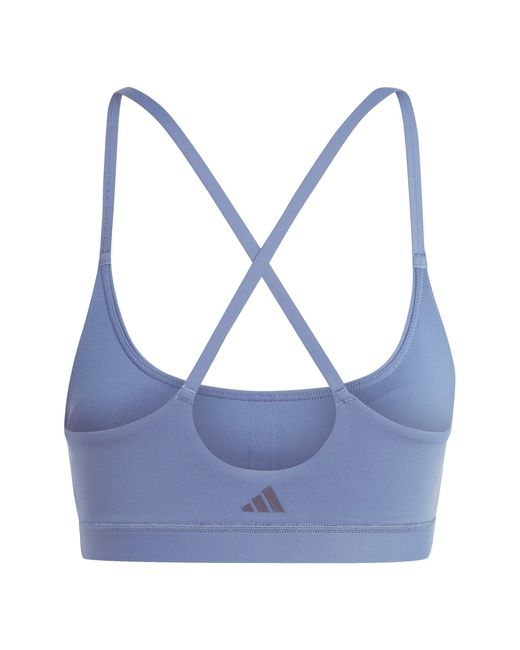 Adidas Blue All Me Ls Bra Ld99