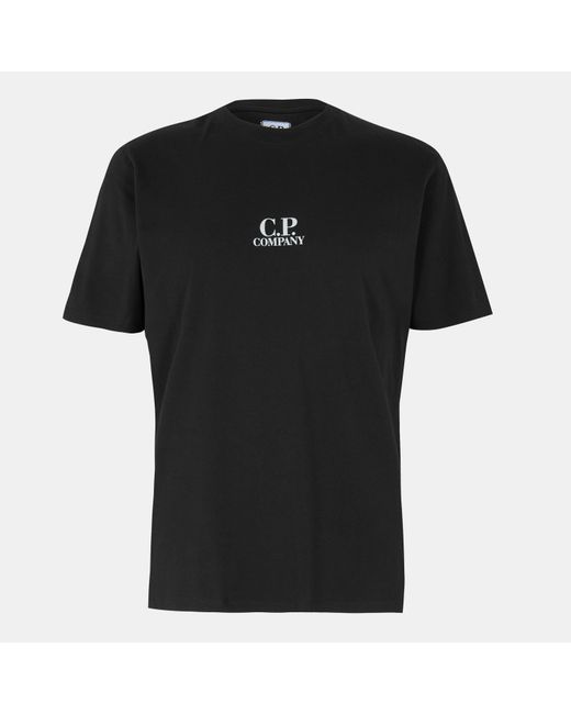 C P Company Black Sailor T-Shirt for men