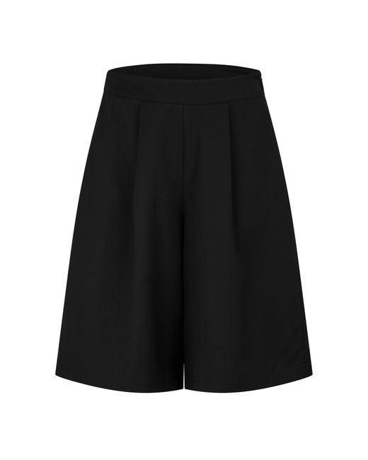 ARMANI EXCHANGE Black Pleated Chino Shorts