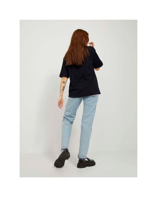 JJXX Black Andrea Loose Logo T-Shirt Ladies