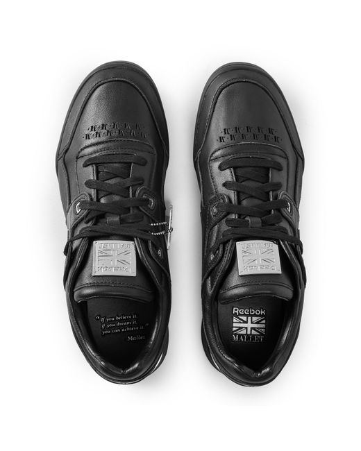 Mallet Black Adults Low-Top Trainers