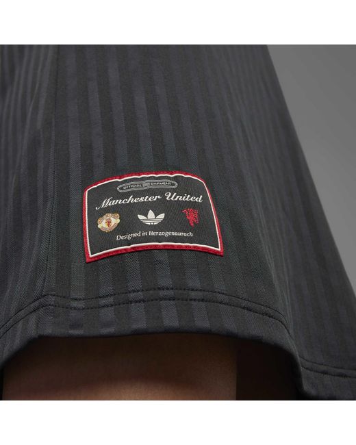 Adidas Black Mufc Icon T-Shirt Dress