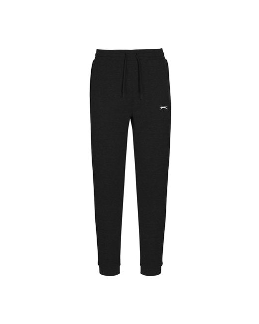 Slazenger 1881 Black Interlock Closed Hem Pant