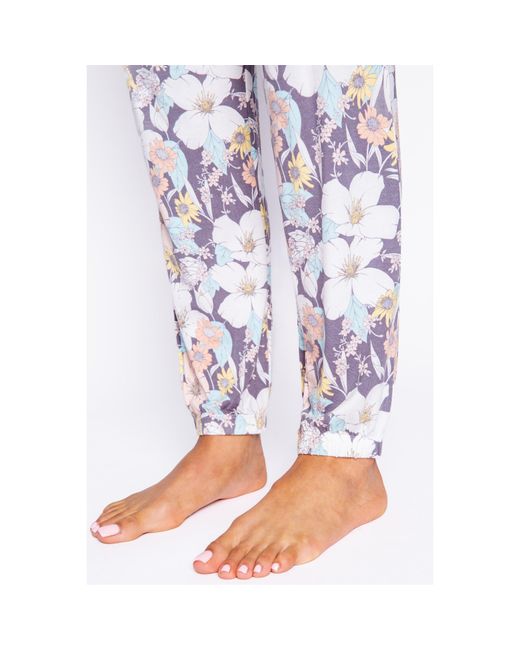 Pj Salvage Purple Pant