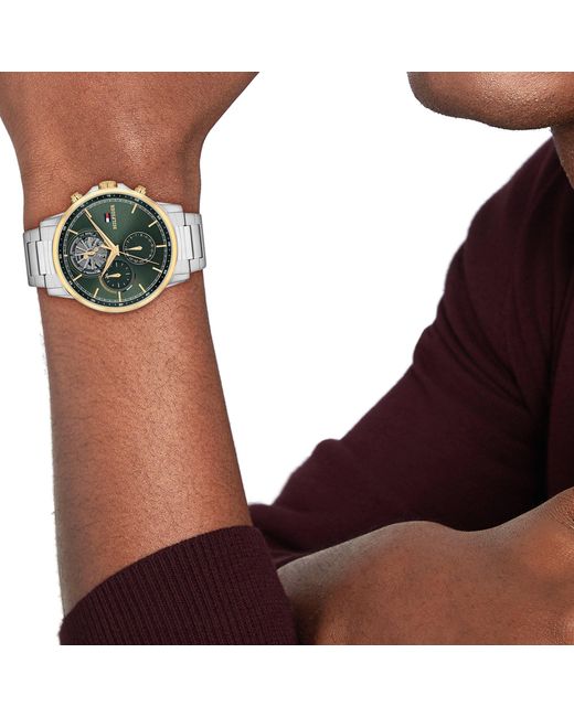 Tommy Hilfiger Metallic Stainless Steel Bracelet Watch for men