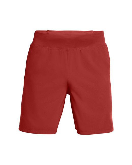 Under Armour Red Launch Elite 7In Shorts for men