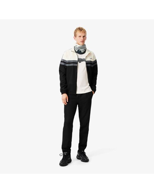 Lacoste White Infillcroc T-Shirt for men