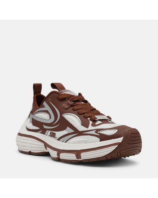 Steve Madden Brown Power 2 Low-Top Trainers
