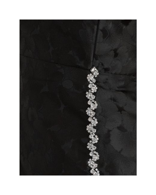 Lovedrobe Black Jacquard Mini Dress