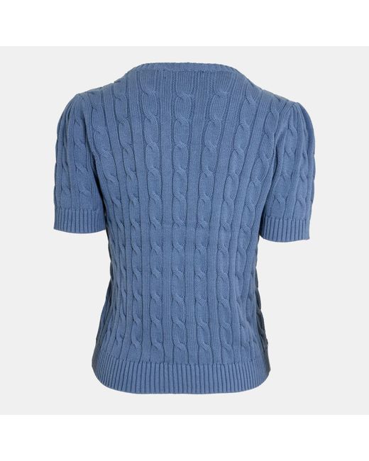 Ralph Lauren Blue Knitted Top