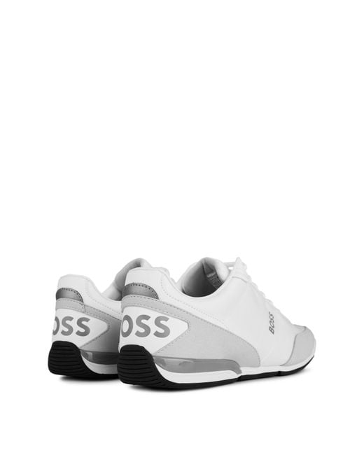 Boss White Saturn Trainer for men
