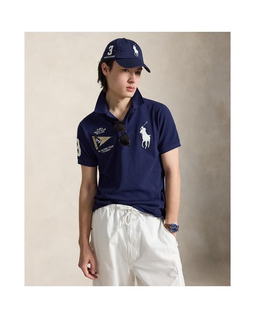 Polo Ralph Lauren Blue Short Sleeve Polo Shirt for men
