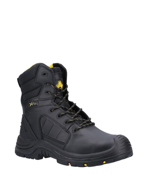 Amblers Safety Black As350C Berwyn Hi-Leg Waterproof Metal Free Metatar