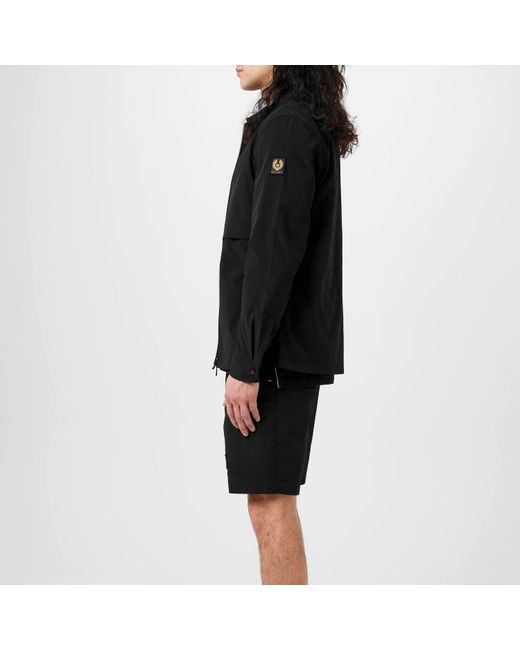 Belstaff Black Path Long Sleeve Overshirt for men
