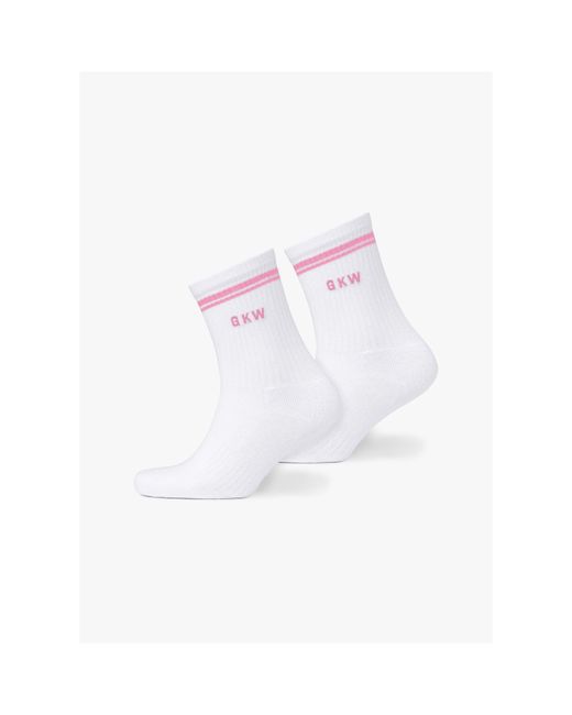 Gym King White Gkw Tipping Crew Sock (3Pk)