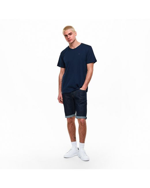 Tommy Hilfiger Blue Original Crew Neck Tee for men