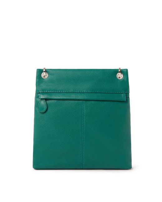 Osprey Green Miami Leather Crossbody Bag
