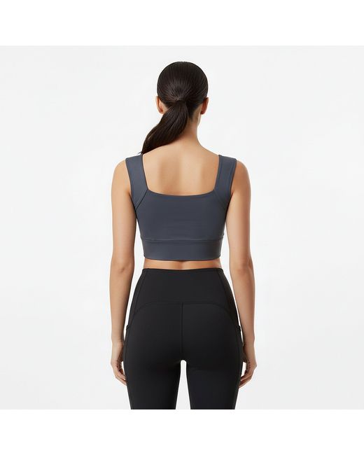 Usa Pro Blue Ruched Ls Bra