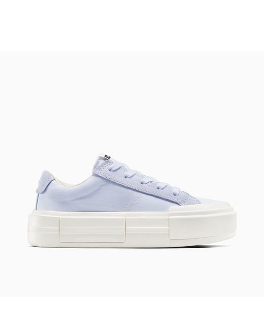 Converse White Chuck Taylor All Star Cru Platform Trainers